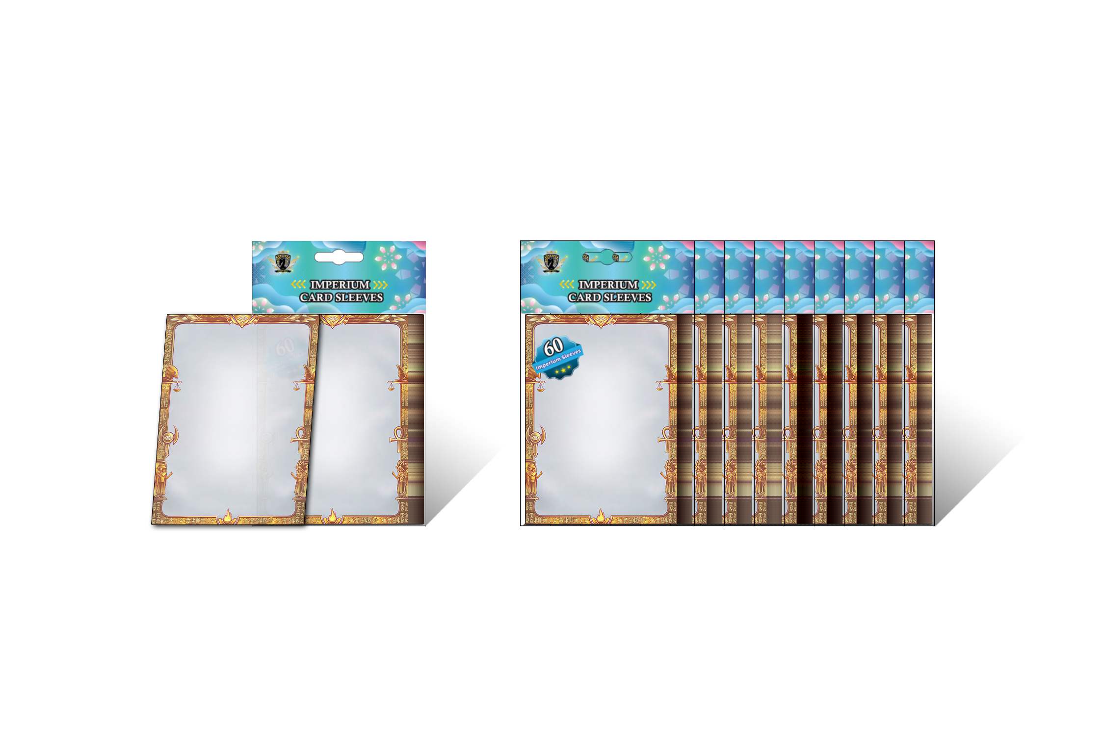 Imperium Duelist Yu-Gi-Oh! Card Sleeves Water Dragon Double Border, 60 Count, Standard Size, Clear Imperium Duelist Yu-Gi-Oh! Card Sleeves Water Dragon Double Border, 60 Count, Standard Size, Clear