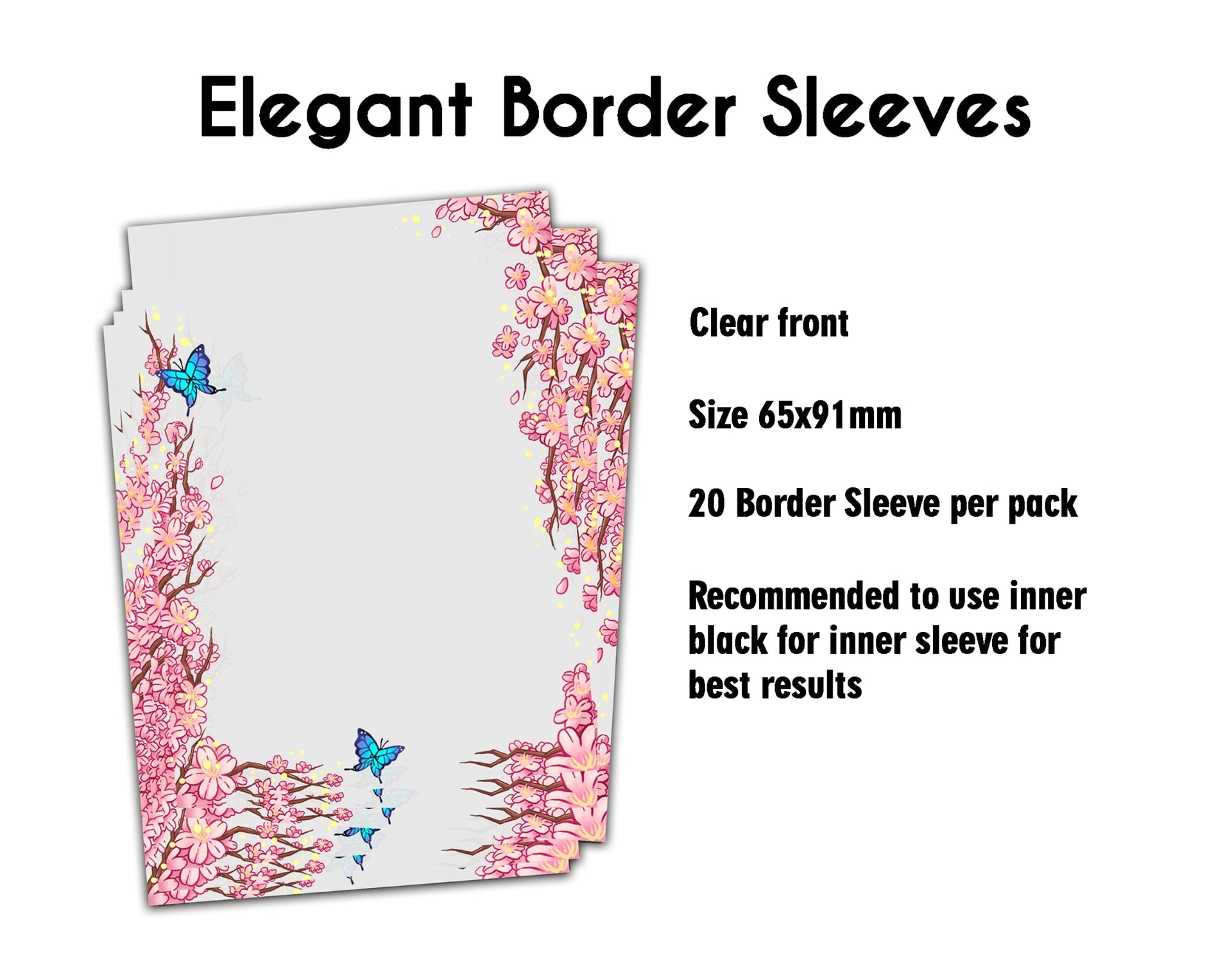 Border Sleeves Lite (Pack of 20 Sleeves)