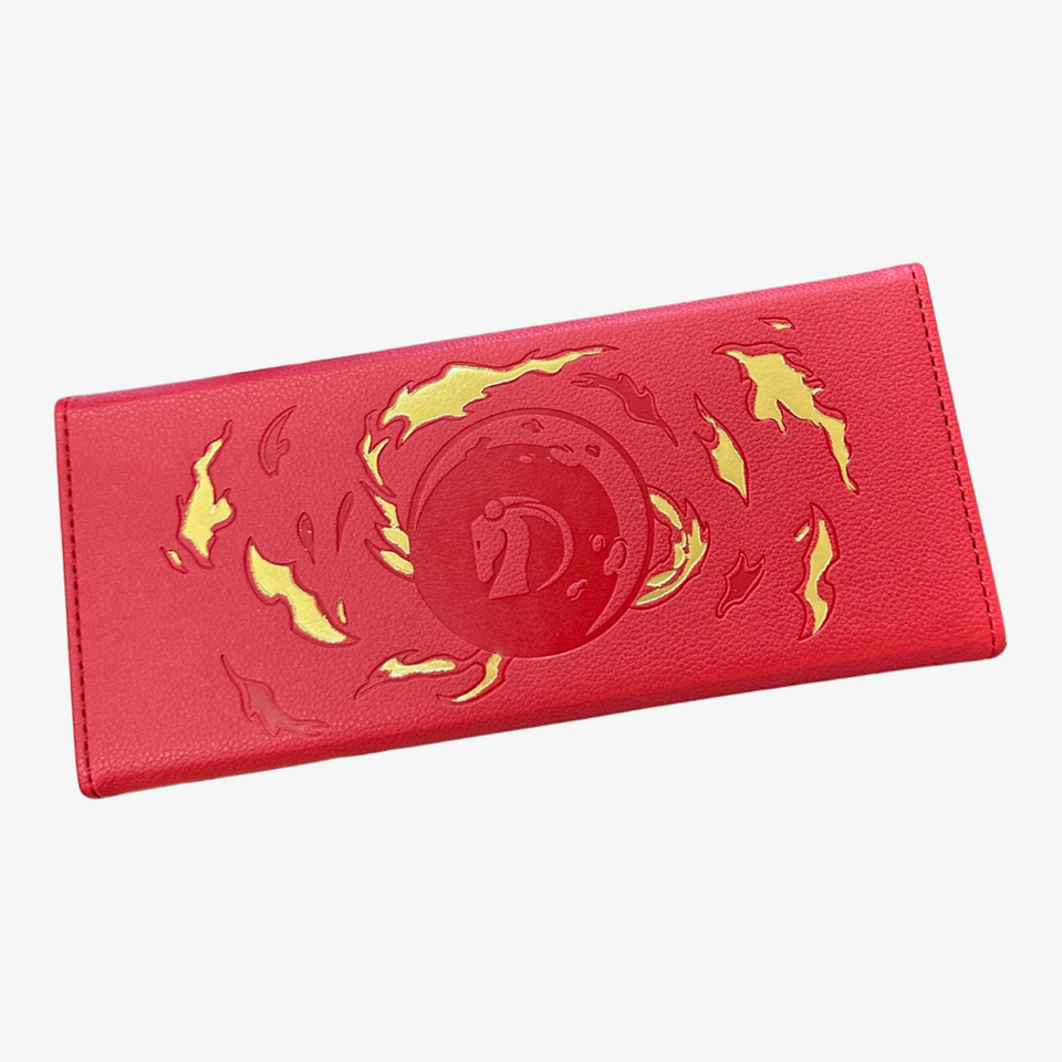 Quest Deckbox Blazing Heart + 1 Pack of Holo Sleeves Imperium Duelist